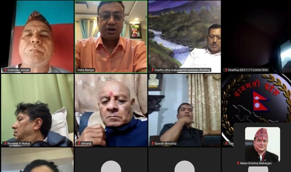 कांग्रेस बागमती प्रदेश संसदीय दलको बैठकः समाजमा शान्ति र सद्भाव कायम गर्न आह्वान