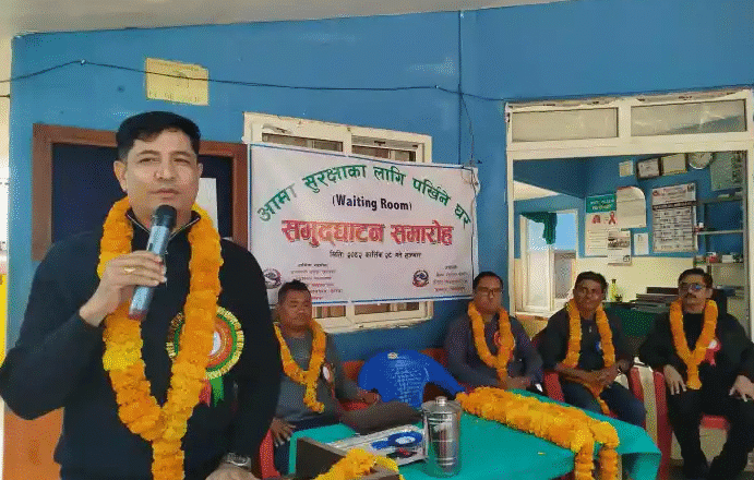 कैलाश वडा नम्बर ७ मा आमा सुरक्षाका लागि वोइटिङ कक्ष सञ्चालन
